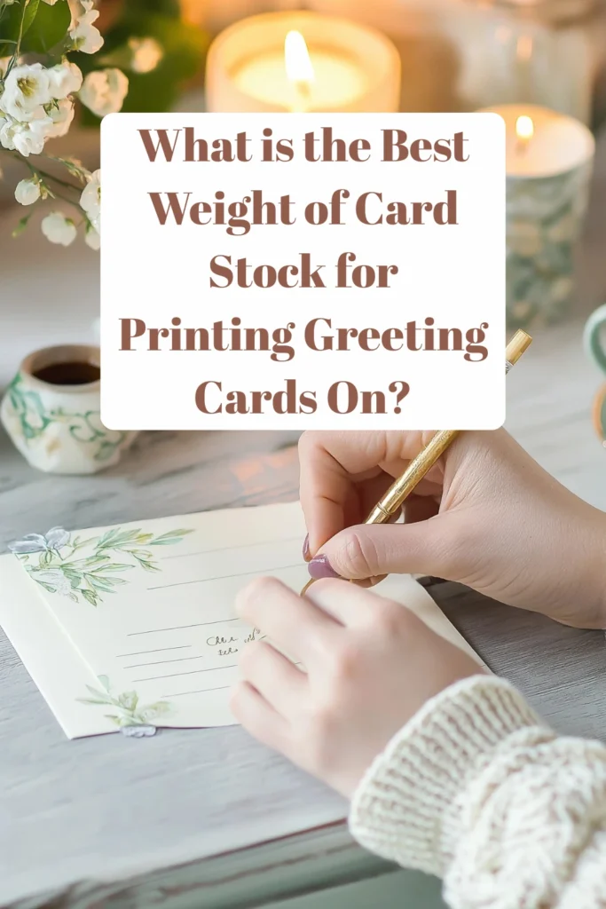 Confused by paper weights? This post shows how to pick the right thickness for greeting cards that stand up and stand out.